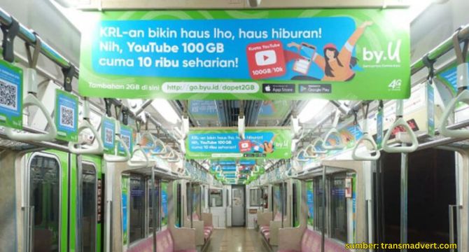 contoh train adveritising krl